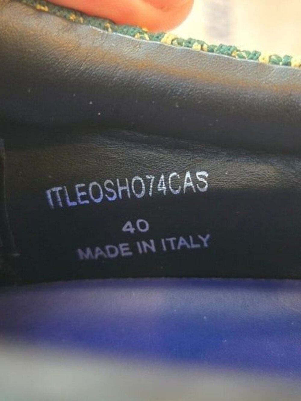 NIB Burberry Creeper Check Woven Derby Shoes Primrose Ip Check Green Size 40 - Picture 7 of 9